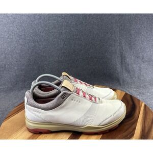 Ecco Women's Size 9.0 / 40 Biom Hybrid 3 Goretex White Leather Golf Shoes
